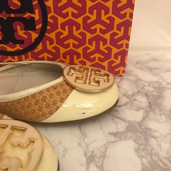 Tory Burch Randy Slingback Ivory Size 10.5 - Picture 4 of 8